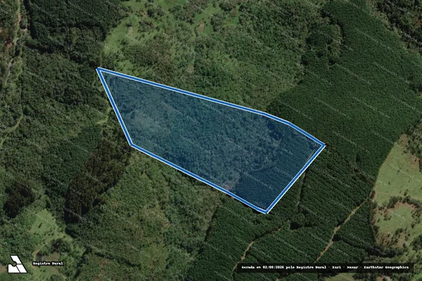 Imagem de satélite de FUNDO FAZENDA SANTO ANTÔNIO - FUNDO FAZENDA SANTO ANTÔNIO em Bocaina do Sul - SC