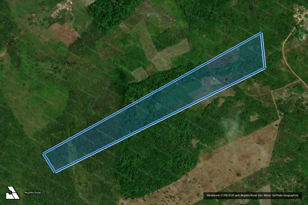 Imagem de satélite de Sitio São Raimundo - Parte 1 em Nova Olinda do Maranhão - MA