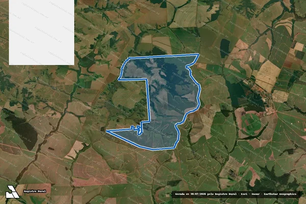 Imagem de satélite de Fazenda Nova Damasco - PARCELA 01 em Pirapozinho - SP