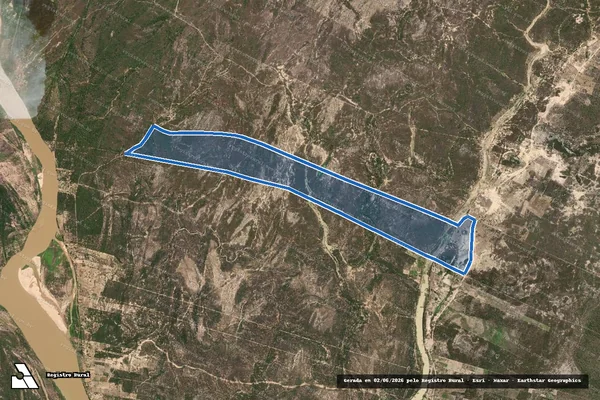 Imagem de satélite de Fazenda Jurema e Outras - PARCELA 02 em Xique-Xique - BA