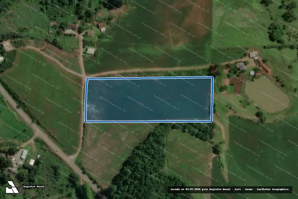 Imagem de satélite de Propriedade Fassini - Parcela 1 em Doutor Ricardo - RS