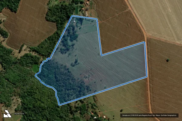 Imagem de satélite de FAZENDA BOA VISTA DE CIMA - 001 em Rio Verde - GO