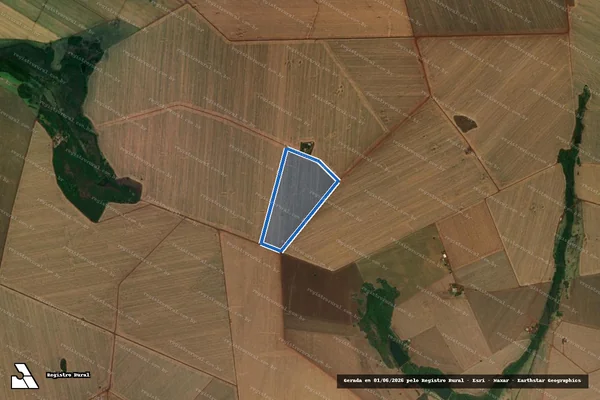 Imagem de satélite de FAZENDA BELA VISTA - Parte 2 em Goiatuba - GO