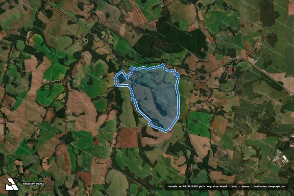 Imagem de satélite de PARTE DA FAZENDA RONDINHA - Parte 1 em Clevelândia - PR