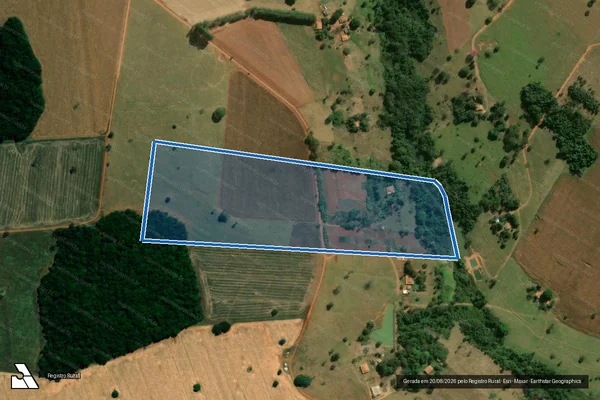 Imagem de satélite de FAZENDA BOM SUCESSO - Parte 1 em Nazário - GO
