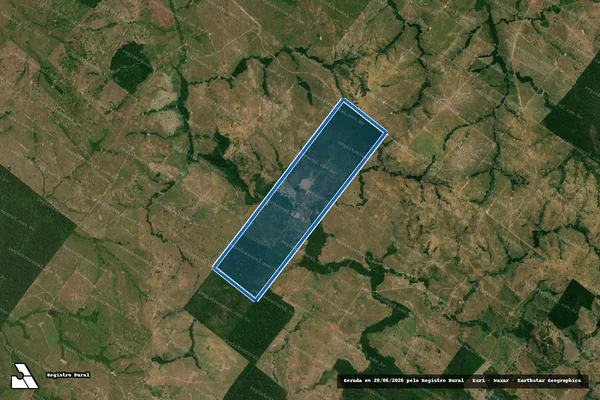 Imagem de satélite de Fazenda Santa Maria Lote 187 (Parte 01) Loteamento Rios Lontra e Andorinha - 1ª Etapa - Parte 01 em Araguaína - TO