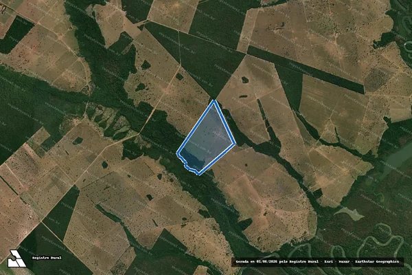 Imagem de satélite de Fazenda Koshiyama - Parte 1 em Barra do Bugres - MT