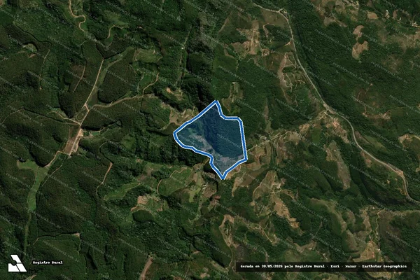 Imagem de satélite de Fazenda Araponga - Parcela 1 em Conceição do Castelo - ES