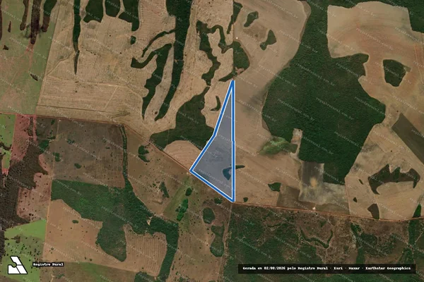 Imagem de satélite de Fazenda Jatobá - Parte 1 em Canarana - MT