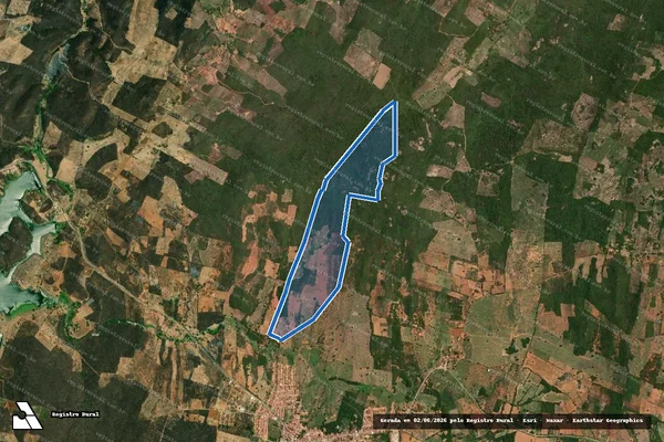 Imagem de satélite de Sítio Serra - Parte 1 em Manaíra - PB