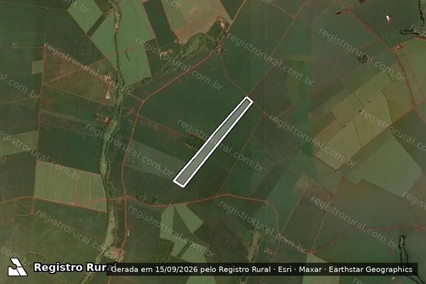 Imagem de satélite de Sitio Constantino - Parcela 1 em Cândido Mota - SP