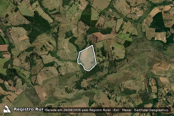 Imagem de satélite de Fazenda Cerrado - Parte 1 em Formiga - MG