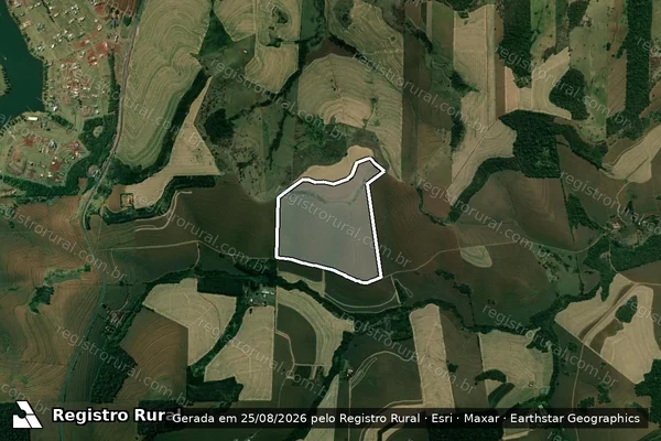 Imagem de satélite de FAZENDA FARTURA MAT 6422 - GLEBA A em Sertanópolis - PR