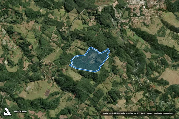Imagem de satélite de Sítio Manca - Sítio MANCA em Guapiara - SP