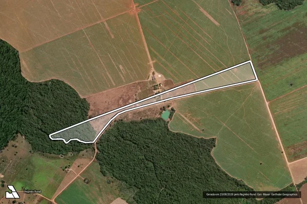 Imagem de satélite de Lote n° 1653 - Parte 1 ? Gleba Teles Pires - Parte 1 em Terra Nova do Norte - MT