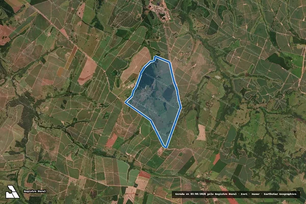 Imagem de satélite de FAZENDA SÃO JOSÉ - Parte 1 em General Salgado - SP