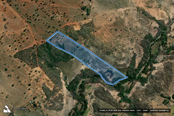 Imagem de satélite de FAZENDA GLEBA DO GADO BRAVO - FAZENDA GLEBA DO GADO BRAVO - Gleba 02 em Dom Bosco - MG