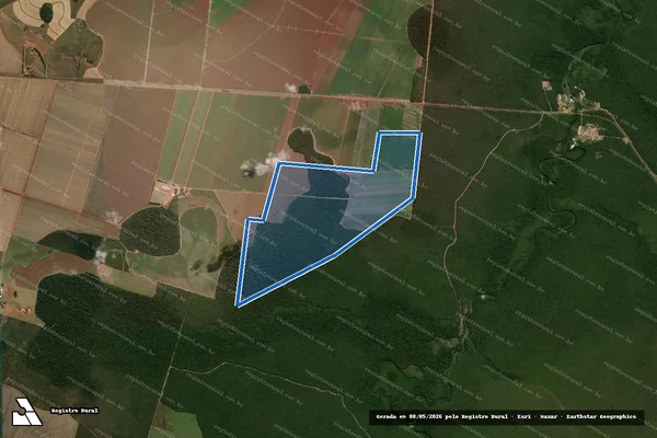 Imagem de satélite de FAZENDA MIRAGE - FAZENDA PAJAU X em Sapezal - MT