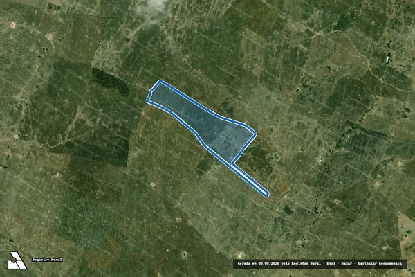 Imagem de satélite de FAZENDA PÉ DE SERRA - Parcela 1 em Itabaianinha - SE