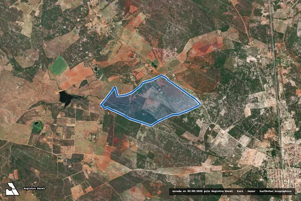 Imagem de satélite de FAZENDA ACOVIFA - Parcela 1 em Aracatu - BA