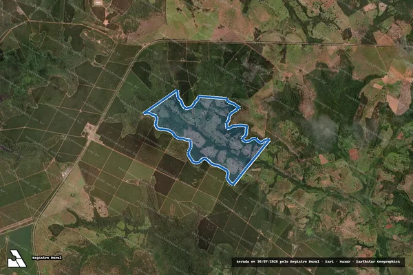Imagem de satélite de FAZENDA BURACÃO - PARTE 1 em Comendador Gomes - MG