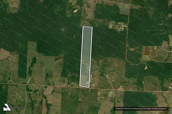 Imagem de satélite de P.A. CAMPINA_Lote 10_TD-139042 - Única em Rorainópolis - RR