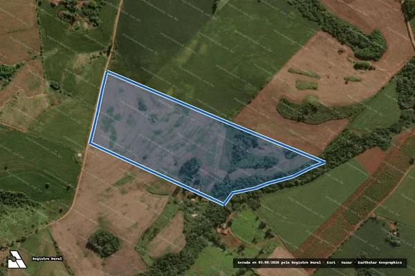 Imagem de satélite de Lote 496 ? PA 8 de Abril - Lote 496 em Jardim Alegre - PR