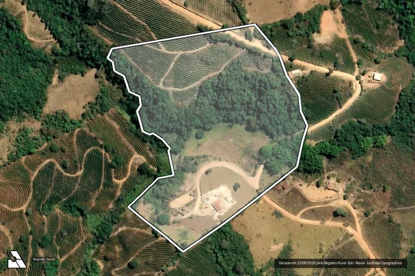Imagem de satélite de FAZENDA JAIRO NEVES - Parte1 em Ilicínea - MG