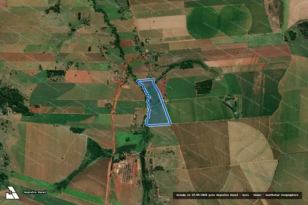 Imagem de satélite de Fazenda Santa Madalena em Birigui - SP