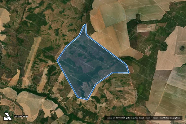 Imagem de satélite de FAZENDA ARIZONA - DATA SANTO ANTONIO - Gleba A em Balsas - MA