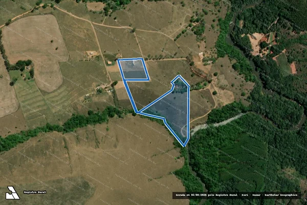 Imagem de satélite de FAZENDA SERROTE - Parte 1 em Ibiá - MG