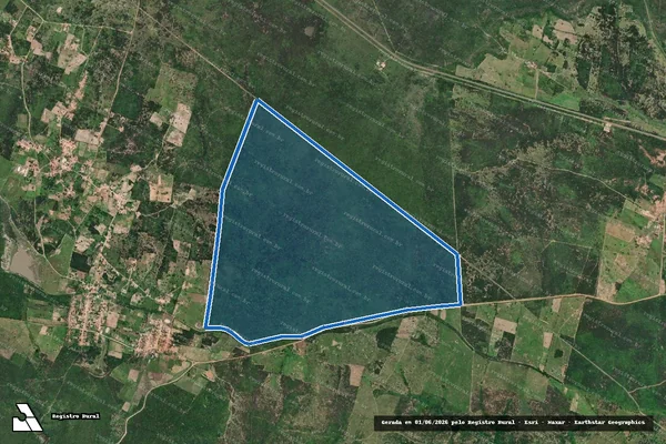 Imagem de satélite de FAZ FLORESTA - Parte 3 em João Câmara - RN