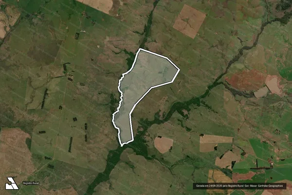 Imagem de satélite de Fazenda Fundo Grande - Parte 1 em Itaqui - RS
