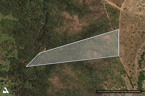Imagem de satélite de Fazenda Passarinho - Quinhão nº 04 em São Domingos - GO