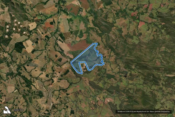 Imagem de satélite de Fazenda Bom Jardim do Prata - Parte 1 em São Francisco de Goiás - GO