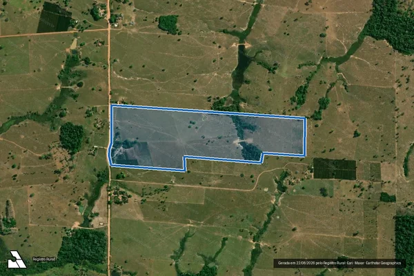 Imagem de satélite de LOTE 08 GLEBA 13 SETOR IPOCYSSARA - LOTE 08 REM em Cacoal - RO
