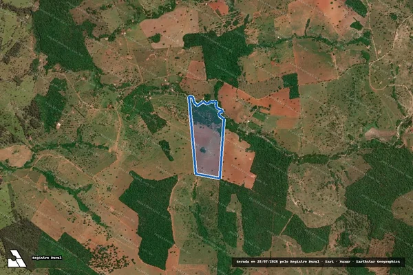 Imagem de satélite de FAZENDA CONTENDAS - GLEBA 01 em Morrinhos - GO