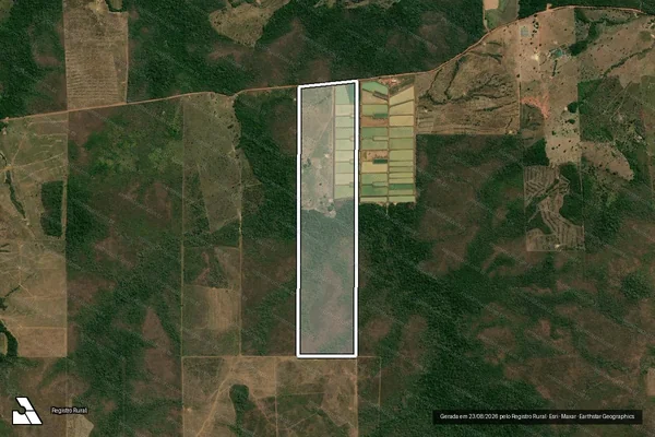 Imagem de satélite de LOTE 13, GLEBA 04, SETOR ABAITARÁ em Pimenta Bueno - RO