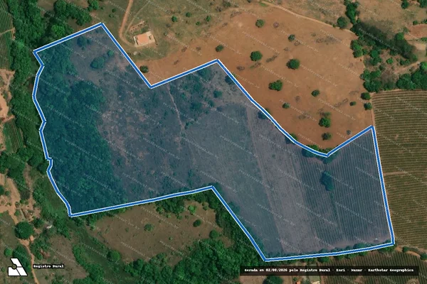 Imagem de satélite de Fazenda do Campo - Gleba A em Machado - MG