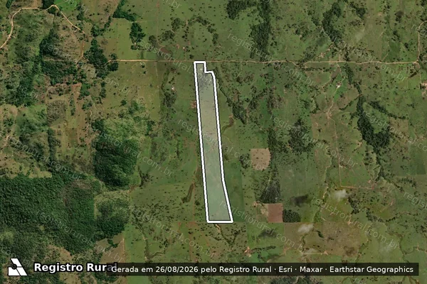 Imagem de satélite de Lote 37 da Gleba 05 do Setor Prainha da Gleba Nova Vida do PF/JOP - 1/1 em Ji-Paraná - RO