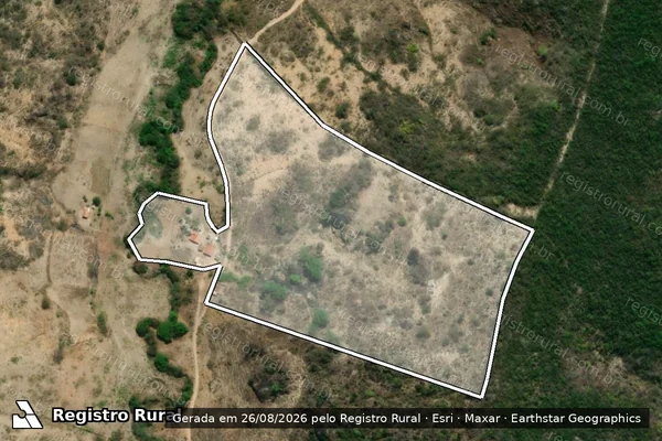 Imagem de satélite de FAZENDA SÃO JOANICO  - Parte 2 em Padre Paraíso - MG