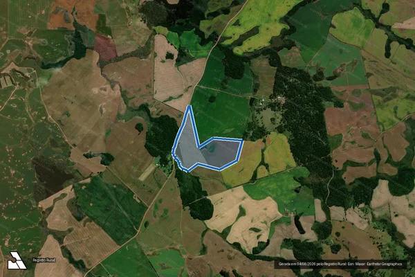 Imagem de satélite de PINHÃO - CAMPO DO SALTO - Única em Pinhão - PR