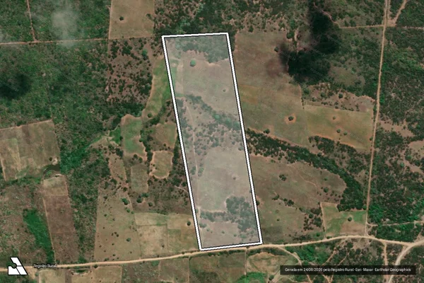 Imagem de satélite de PROJETO DE ASSENTAMENTO PASSAGEM DO JUAZEIRO - LOTE 68 - Parte 1 em Senador Elói de Souza - RN