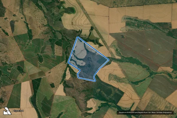 Imagem de satélite de FAZENDA VARGINHA - 20.400 em União de Minas - MG