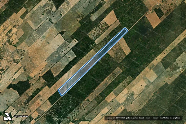 Imagem de satélite de LUGAR DENOMINADO JATOBÁ DA FAZENDA JATOBA - Parte 6 em São José do Belmonte - PE