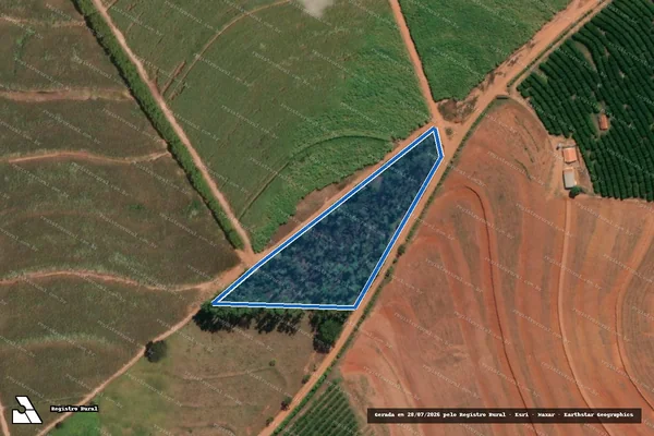 Imagem de satélite de Sitio Nossa Senhora Aparecida - Parte 1 em Paraíso - SP