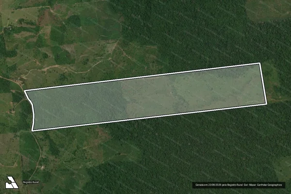 Imagem de satélite de FAZENDA DOIS IRMÃOS – GLEBA SANTA CRUZ  / Parte 1