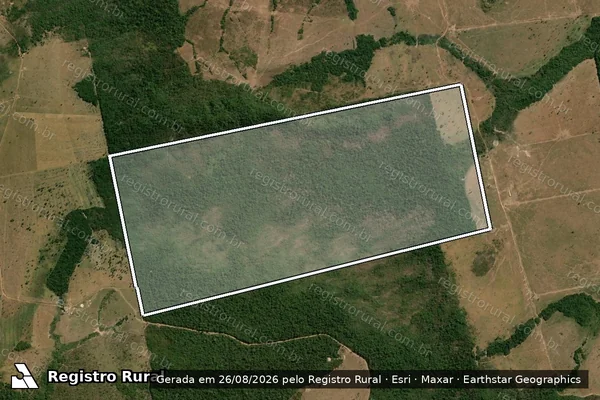 Imagem de satélite de Fazenda Santa Maria - Parcela 1 em Juara - MT