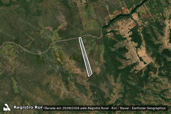 Imagem de satélite de SITIO DAS AROEIRAS - 001 em Chapada dos Guimarães - MT