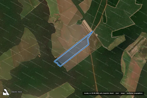 Imagem de satélite de FAZENDA ENTRE RIOS - GLEBA B em Santa Rita do Trivelato - MT